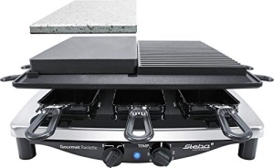Gratar electric Steba RC 4 Plus Deluxe 1500W InoxNegru Raclette si piatra naturala - Img 11