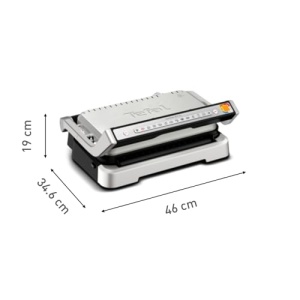 Gratar electric Tefal OptiGrill 4in1 XL GC784D10 12 programe functie cuptor antiaderent - Img 11