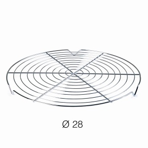 Gratar racire Lacor 66916 otel cromat circular O 28 cm gri - Img 2