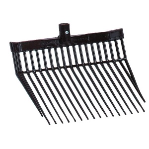 Grebla pentru gunoi Kerbl Aubiose, din plastic rezistent, cu dinti flexibili