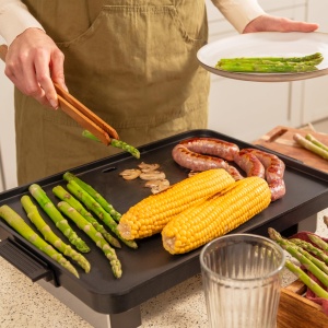 Grill electric Cecotec Magnet 1800, 1800W, suprafata antiaderenta, negru - Img 6