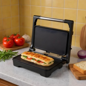 Grill electric JATA JEGR1183, 1500 W, 180 deschidere, placi antiaderente - Img 3