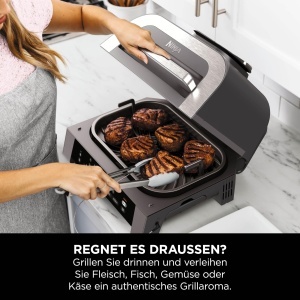 Grill Electric Ninja MAX DG551EU, 6-in-1, 3.8L, GriSilver - Img 9