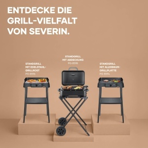 Grill electric Severin PG 8596, 2000W, 39x23cm, negru - Img 10