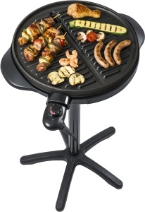 Grill electric Steba VG 250, 2000W, placa de 40 cm, negru