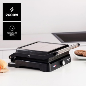 Grill electric Taurus Bistro 2600W, 2-in-1, 29x23 cm, antiaderent - Img 2
