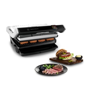 Grill electric Tefal OptiGrill Elite XL, 2200W, 16 programe, suprafata de 800 cm