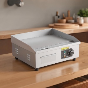 Grill electric VEVOR 2800W, suprafata 45x30 cm, temperatura reglabila 50-300C - Img 8