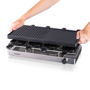 Grill Raclette Cloer 6458 cu 8 Tavi, Putere 1200W, Suprafata Antiaderenta - Img 3