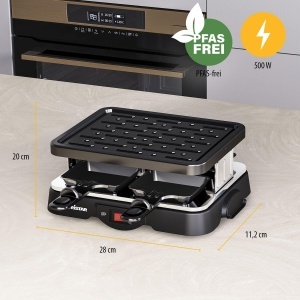 Grill Raclette Tristar RA-2949, 500 W, 4 persoane, compact, antiaderent - Img 2
