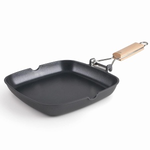 Grillpfanne Lacor 25158, 28x28 cm, Aluminiu, Negru