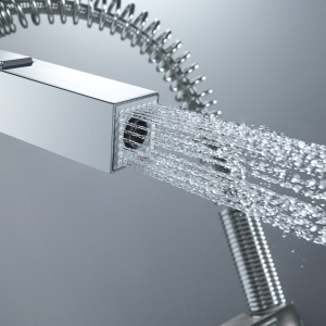 GROHE Eurocube | Robinete de bucatarie - Robinet de chiuveta cu o singura parghie | cu dus profesional | crom | 31395000 - Img 6