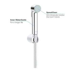 Grohe Tempesta-F Spray de curatare cu suport de perete 1 tip spray 26354000 crom - Img 5