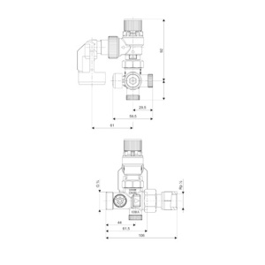 Grup de siguranta STIEBEL ELTRON SRT 2 pentru acumulatoare de apa, negru - Img 2