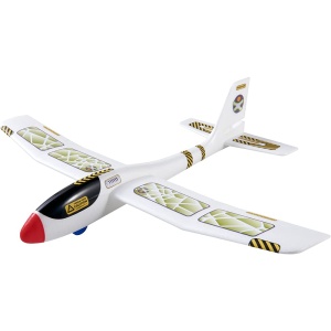 HABA Terra Kids Maxi Glider - planor mare pentru copii cu varsta de 8 ani si peste cu functie de looping si caracteristici de zbor de top - 1303521001
