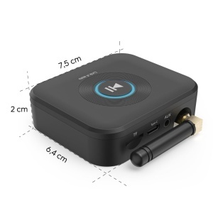Hama Bluetooth Adapter Linkit Solo Negru Bluetooth 53 microSD Slot USB-C - Img 3