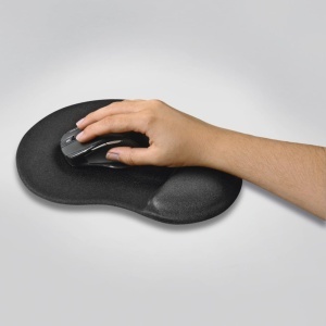 Hama Ergonomic Mousepad Gel Memory Foam Negru Rutschfest - Img 4