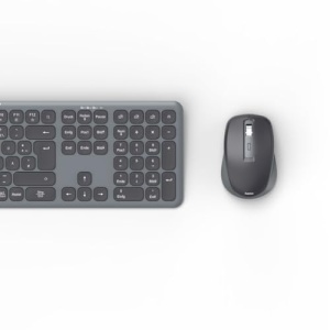 Hama Keyboard Mouse Set, wireless (Multi-Device 2.4GHz prin receptor USB + 2x Bluetooth pentru PC, laptop, tableta, raza de actiune de 10 m, aspect QWERTZ german, fara zgomot de clic, functioneaza cu baterie) negru - Img 18
