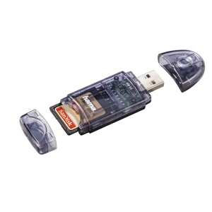 Hama Multi-Kartenleser USB 30 6-in-1 Cititor carduri SDmicroSD Compact Anthrazit - Img 2