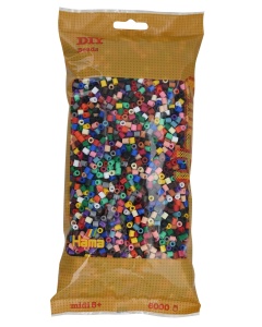 Hama Perle Midi 205-67 Set 6000 Piese Diametru 5 mm 22 Culori