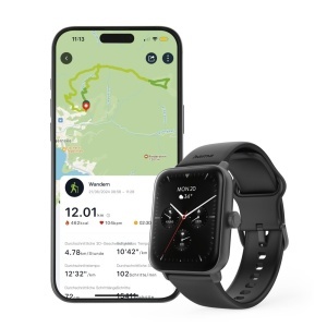 Hama Smartwatch 6010 Negru GPS Telefonfunctie Display 165 - Img 7