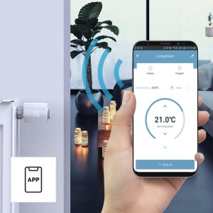 Hama Termostat Smart pentru Radiator Alb Control prin Aplicatie Economisire Energie - Img 4