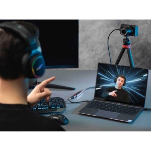 Hama Video Capture Card 4K HDMI USB 30 Negru Streaming si Gaming - Img 5