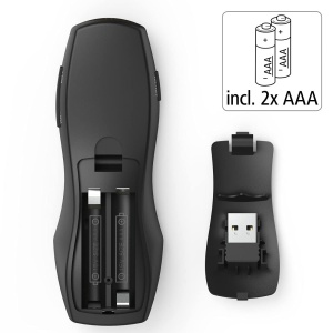 Hama X-Pointer 6in1 Wireless Presenter Laser Pointer Air Mouse Negru - Img 3