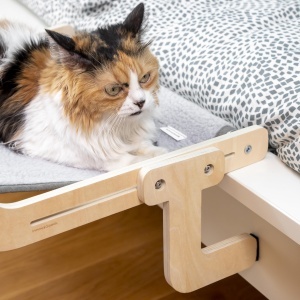 Hamac pentru pisici InnovaGoods, din lana, ajustabil, rezistent la zgarieturi - Img 3