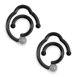 Hanger pentru carucior hauck Hook Me, negru, 360 rotativ, capacitate 4 kg