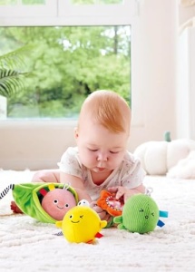 Hape Kleine Erbsen-Freunde Jucarie Sensoriala pentru Copii Texturi si Sunete - Img 5