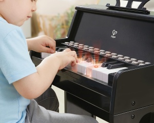 Hape Leuchttasten Piano pentru copii 25 de taste luminoase ideal pentru educatie muzicala - Img 2