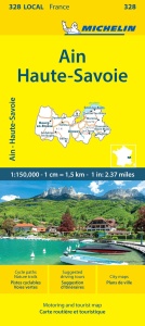 Harta rutiera si turistica Michelin Hochsavoyen 1150.000, detaliata, rezistenta