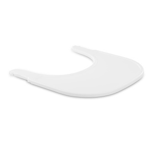 Hauck Alpha Click Tray White Compatibil cu Scaunele Alpha si Beta Material Reciclat Usor de Montat
