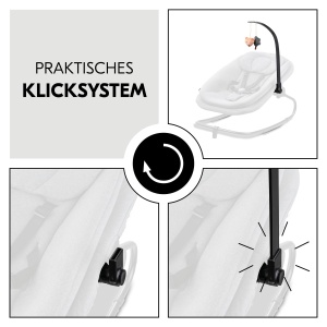 hauck Play Arch pentru balansoar pentru balansoar pentru copii nu este compatibil cu alte modele cu efect scartaitor si zornait unghi reglabil atasare - Img 6