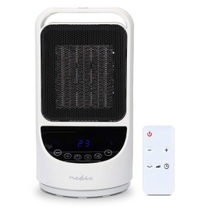 Heater ceramic Nedis HTFA22WTW, 1500 W, Wi-Fi, alb