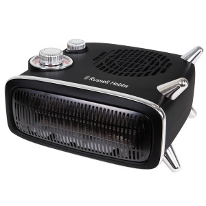 Heater Electric Russell Hobbs RHRETHFH1001B, 1800W, Negru, Termostat Regulator - Img 2