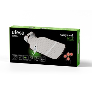 Heizkissen Ufesa Flexy Heat NCD Complex 42x63 cm 100W Microfibra moale 3 trepte temperatura - Img 2