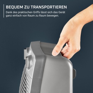 Heizluft Compact Rowenta SO2212F0, 2 Puteri, Termostat, Gri - Img 3