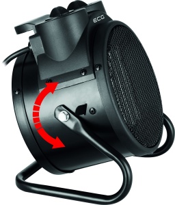 Heizlufter Electric ECG HH 2010, Ceramica, 2000W, Negru - Img 4
