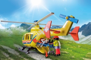 Helicopter de salvare PLAYMOBIL 71203, 48 piese, pentru copii de la 4 ani - Img 9