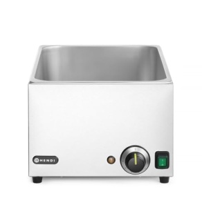 HENDI Bain-Marie, Kitchen Line, incalzitor de alimente, incalzitor de bufet, temperatura continua variabila continuu pana la 85degC, GN 1/1, 230V, 1000W, 340x540x(H)250mm, otel inoxidabil