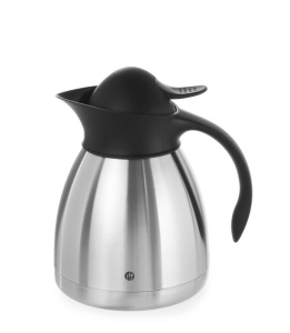Hendi Thermoskanne 1L Inox Izolatie dubla Capac cu buton de presiune