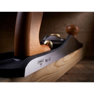 Hobel pentru lemn STANLEY Nr. 62, 355 mm lungime lama, 50 mm latime lama, maner din lemn de cires - Img 4