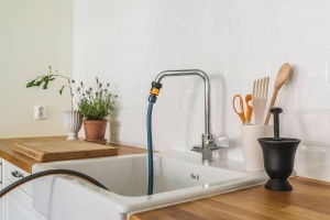 Hose de gradina Fiskars L, 30 m, UV-protejat, negruportocaliualbastru - Img 5