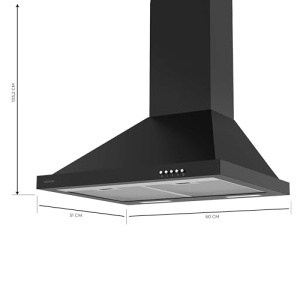 Hota Cecotec Bolero Flux PM 606500 60 cm Negru 650 m3h Clasa A Filtru de carbon - Img 2