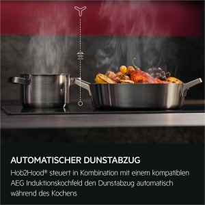 Hota de bucatarie AEG GV77D61SL, 60cm, 760 mh, inox - Img 2