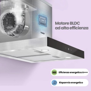 Hota de bucatarie COMFEE TSHM77SS-60, 60 cm, 650 mh, inox - Img 5