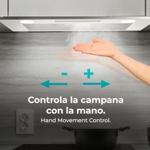 Hota incorporabila Cecotec Bolero Flux IT 755500 75 cm Inox 550 m3h Clasa A Touch Control - Img 13