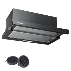 Hota incorporabila COMFEE CHL03M21B, 60 cm, 400 mh, Negru, Clasa A